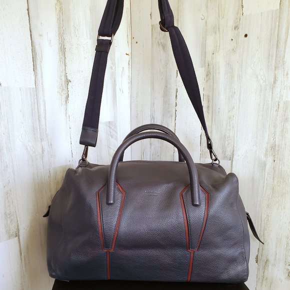 Aquatalia Handbags - AQUATALIA NOMAD LEATHER DUFFEL TRAVEL BAG *UNISEX* RARE COLOR SOLD OUT ON SITE